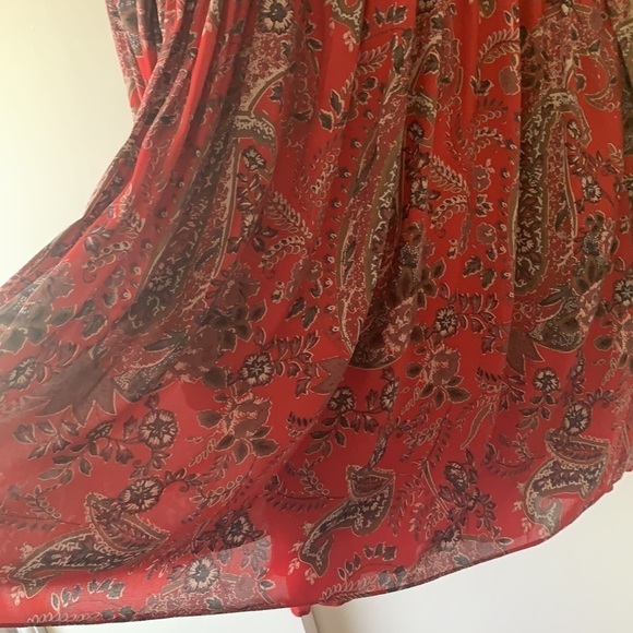 Free People Rain or Shine Boho Mini Dress S - Picture 13 of 13